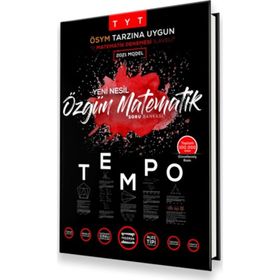 2020 TYT Özgün Matematik Yeni Nesil Tempo Soru Bankası-Fragman Yayınları