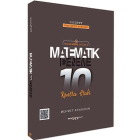 2020 TYT Yeni Nesil Kontra Atak Tamamı Video Çözümlü Matematik 10 Deneme-Marka Yayınları