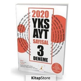 2020 YKS AYT Sayısal 3 Deneme Sınavı Kollektif Pelikan Tıp Teknik Yayınları