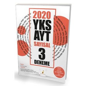 2020 YKS AYT Sayısal 3 Deneme Sınavı Kollektif Pelikan Tıp Teknik Yayınları