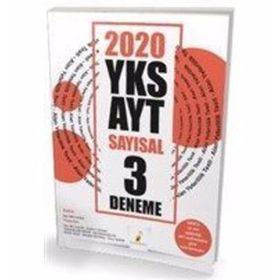 2020 YKS AYT Sayısal 3 Deneme Sınavı Kollektif Pelikan Tıp Teknik Yayınları