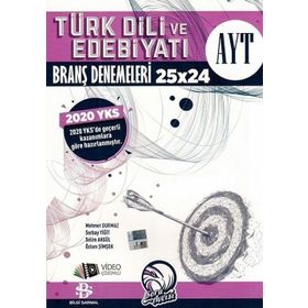 2020 YKS AYT Türk Dili ve Edebiyatı 25x24 Branş Denemeleri Video Çözümlü-Bilgi Sarmal Yayınları