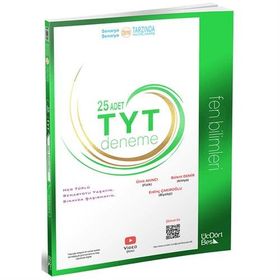 2020 YKS TYT Fen Bilimleri 25 Deneme Video Çözümlü-Üç Dört Beş Yayınları