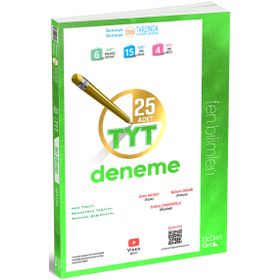 2020 YKS TYT Fen Bilimleri 25 Deneme Video Çözümlü-Üç Dört Beş Yayınları