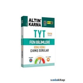 2020 YKS TYT Fen Bilimleri Fizik-Kimya-Biyoloji Konu Konu Çıkmış Sorular Video Çözümlü-Altın Karma Yayınları