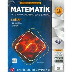 2021 12. Sınıf Dört Dörtlük Kitaplar Serisi Matematik AYT Konu Anlatımlı Soru Bankası 4 Kitap Set