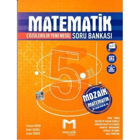 2021 5. Sınıf Matematik Soru Bankası-Mozaik Yayınları