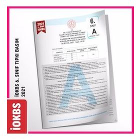 2021 6. Sınıf İokbs Bursluluk Çıkmış Soru Tıpkı Basım Türkiye Geneli Dijital Çözümlü Soru Kitapçığı