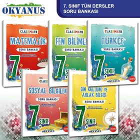 2021 7. Sınıf Classmate Tüm Dersler Soru Bankası Seti-Okyanus Yayınları