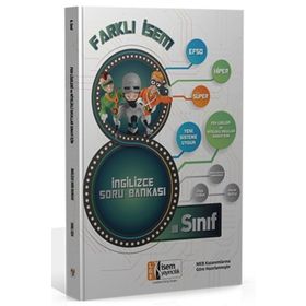 2021 8. Sınıf Farklı İsem İngilizce Soru Bankası-İsem Yayıncılık