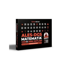 2021 ALES DGS Matematik Video Ders Notları-Benim Hocam Yayınları