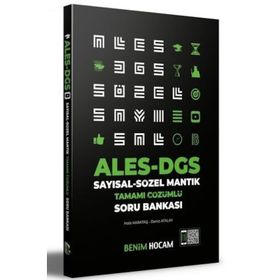 2021 ALES DGS Sayısal Sözel Mantık Soru Bankası-Benim Hocam Yayınları