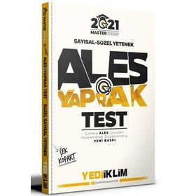 2021 ALES Sayısal Sözel Yetenek Çek Kopart Yaprak Test - Yediiklim Yayınları