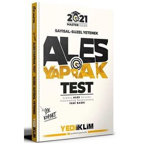 2021 ALES Sayısal Sözel Yetenek Çek Kopart Yaprak Test - Yediiklim Yayınları
