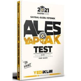 2021 ALES Sayısal Sözel Yetenek Çek Kopart Yaprak Test - Yediiklim Yayınları