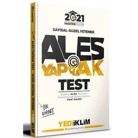2021 ALES Sayısal Sözel Yetenek Çek Kopart Yaprak Test - Yediiklim Yayınları
