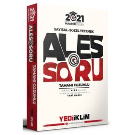 2021 ALES Sayısal Sözel Yetenek Tamamı Çözümlü Soru Bankası - Yediiklim Yayınları