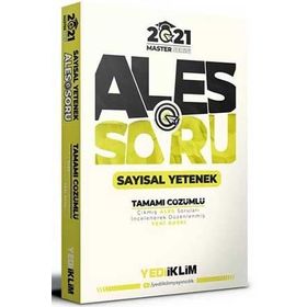 2021 ALES Sayısal Sözel Yetenek Tamamı Çözümlü Soru Bankası - Yediiklim Yayınları