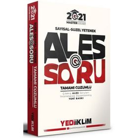 2021 ALES Sayısal Sözel Yetenek Tamamı Çözümlü Soru Bankası - Yediiklim Yayınları