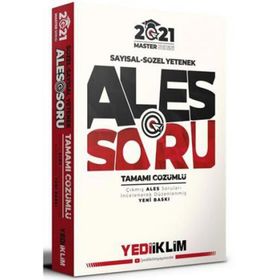 2021 ALES Sayısal Sözel Yetenek Tamamı Çözümlü Soru Bankası - Yediiklim Yayınları