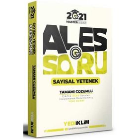 2021 ALES Sayısal Sözel Yetenek Tamamı Çözümlü Soru Bankası - Yediiklim Yayınları