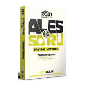 2021 ALES Sayısal Sözel Yetenek Tamamı Çözümlü Soru Bankası - Yediiklim Yayınları