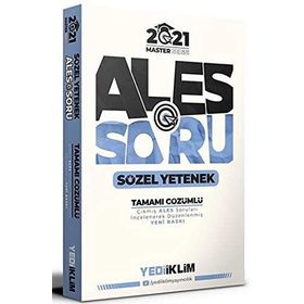 2021 ALES Sözel Yetenek Soru Bankası Master Serisi-Yediiklim Yayınları