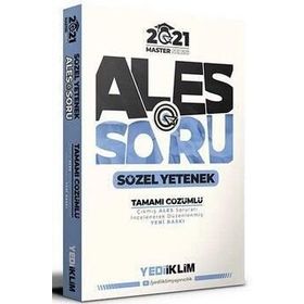 2021 ALES Sözel Yetenek Soru Bankası Master Serisi-Yediiklim Yayınları