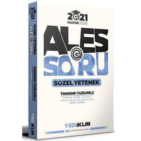 2021 ALES Sözel Yetenek Soru Bankası Master Serisi-Yediiklim Yayınları