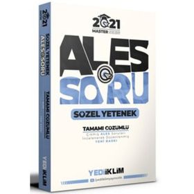 2021 ALES Sözel Yetenek Soru Bankası Master Serisi-Yediiklim Yayınları