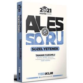 2021 ALES Sözel Yetenek Soru Bankası Master Serisi-Yediiklim Yayınları