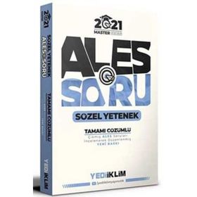 2021 ALES Sözel Yetenek Soru Bankası Master Serisi-Yediiklim Yayınları