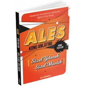 2021 ALES Sözel Yetenek Soru Bankası Master Serisi-Yediiklim Yayınları