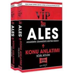2021 ALES VIP Sayısal Sözel Bölüm Konu Kitabı Seti Yargı Yayınları