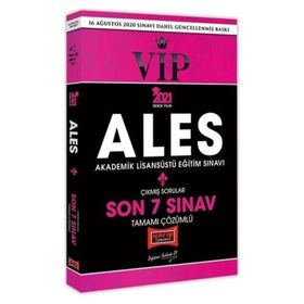 2021 ALES VIP Tamamı Çözümlü Son 7 Sınav Çıkmış Sorular-Yargı Yayınları