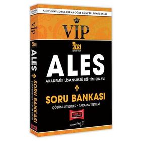 2021 Ales Vip Tamamı Çözümlü Soru Bankası-Yargı Yayınları
