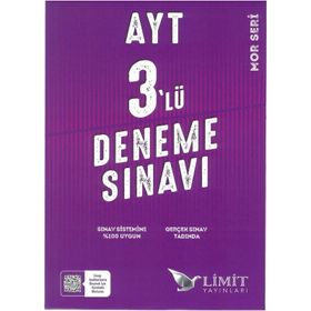 2021 AYT 3'lü Deneme Mor Seri - Limit Yayınları