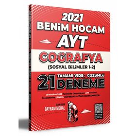 2021 Ayt Coğrafya Tamamı Video Çözümlü 21 Deneme-Benim Hocam Yayınları