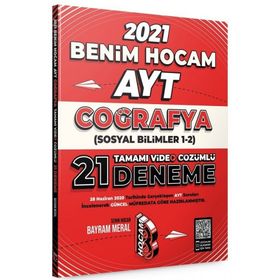 2021 Ayt Coğrafya Tamamı Video Çözümlü 21 Deneme-Benim Hocam Yayınları