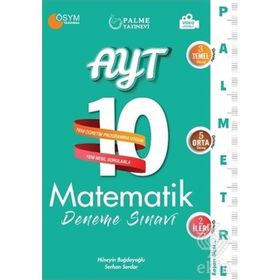 2021 AYT Matematik 10 Deneme Sınavı -Palme Yayınevi