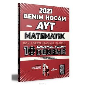 2021 Ayt Matematik Konu Özetli Fasikül Fasikül Video Çözümlü 10 Deneme Sınavı-Benim Hocam Yayınları