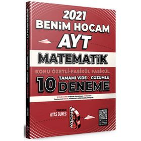2021 Ayt Matematik Konu Özetli Fasikül Fasikül Video Çözümlü 10 Deneme Sınavı-Benim Hocam Yayınları
