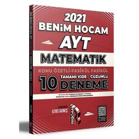 2021 Ayt Matematik Konu Özetli Fasikül Fasikül Video Çözümlü 10 Deneme Sınavı-Benim Hocam Yayınları