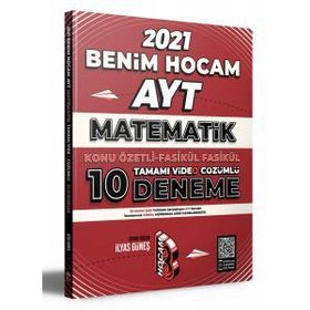 2021 Ayt Matematik Konu Özetli Fasikül Fasikül Video Çözümlü 10 Deneme Sınavı-Benim Hocam Yayınları