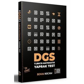 2021 DGS Çek Kopart Yaprak Test - Benim Hocam Yayınları