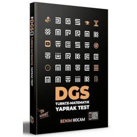 2021 DGS Çek Kopart Yaprak Test - Benim Hocam Yayınları