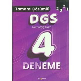 2021 DGS Tamami Çözümlü 4 Deneme Tercih Akademi