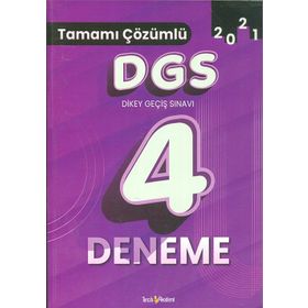 2021 DGS Tamami Çözümlü 4 Deneme Tercih Akademi