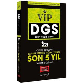 2021 Dgs Vıp Sayısal Sözel Yetenek Son 5 Yıl Tamamı Çözümlü Çıkmış Sorular-Yargı Yayınları