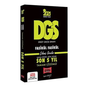 2021 Dgs Vip Tamamı Çözümlü Fasikül Fasikül Son 5 Yıl Çıkmış Sorular–9 Ağustos 2020 Sınavı Dahil-Yargı Yayınları